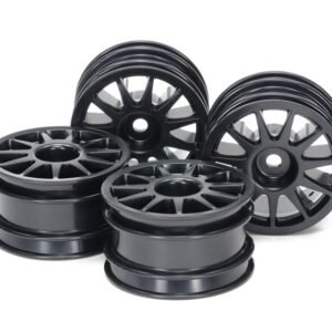 Tamiya 51665 RC M-Chassis 11-Spoke Wheels Set -Black