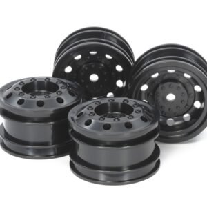 Tamiya 54741 RC On Road Racing Truck Wheels F&R Set-Black