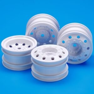 Tamiya 54964 RC On Road Racing Truck Wheels F&R Set-White