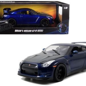 Jada 1/24 "Fast & Furious" Brian's 2009 Nissan GT-R - Blue