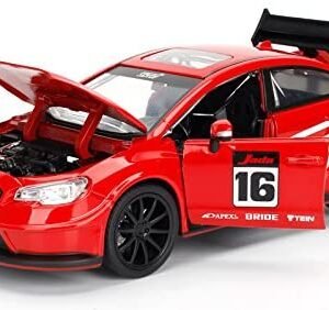 Jada 1/24 JDM Tuners 2016 Subaru WRX STI Wide Body-Red