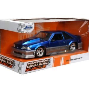 Jada 1/24 "BIGTIME Muscle" 1989 Ford Mustang GT - Candy Blue