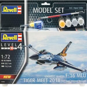 Revell 1:72 Scale Model Set - F-16 MLU 31 Sqn. Klein-Brogel