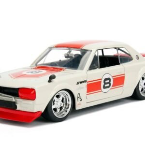 Jada 1/24 "JDM Tuners" 1971 Nissan Skyline 2000 GT-R Red Stripe