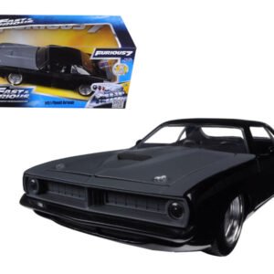 Jada 1/24 "Fast & Furious" Letty's 1970 Plymouth Barracuda Black