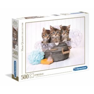 Clementoni 500PC HQC -KITTENS AND SOAP