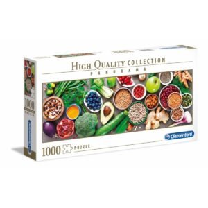 Clementoni 1000PC HQC PANORAMA - HEALTHY VEGGIE