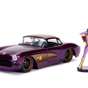 Jada 1/24 "DC Comics Bombshells" 1957 Chevy Corvette with Batgirl