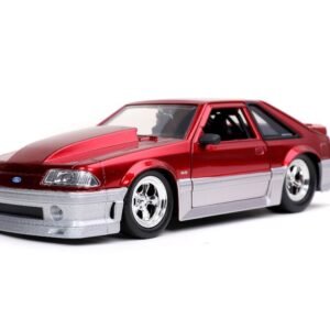 Jada 1/24 "BIGTIME Muscle" 1989 Ford Mustang GT - Candy Red