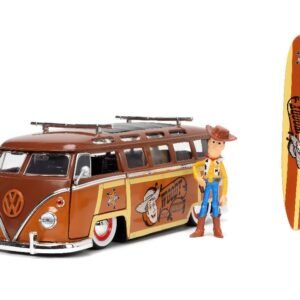 Jada 1/24 "Hollywood Rides" Disney 1962 VW Bus with Woody