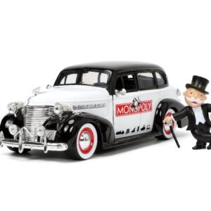 Jada 1/24 "Hollywood Rides" 1939 Chevy Master Deluxe Mr Monopoly