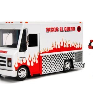 Jada 1/24 "Hollywood Rides" Deadpool Food Truck with Deadpool