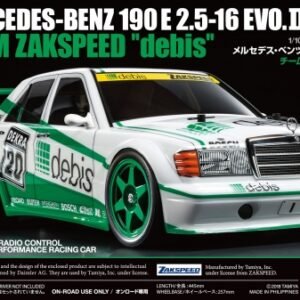 Tamiya 58656 Mercedes 190E E2 Zakspeed Debis RC 4WD TT-01E