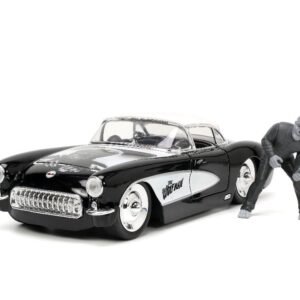 Jada 1/24 "Hollywood Rides" 1957 Corvette with The Wolfman