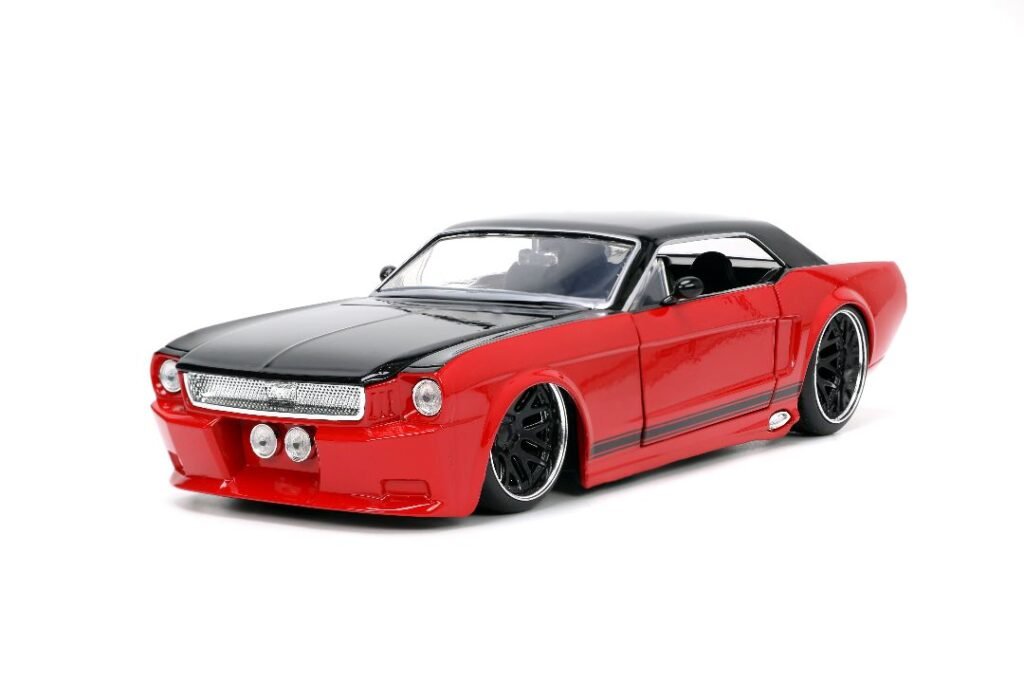 Jada Toys 33605 Ford Mustang GT 1989 Scala 1/24 – Diecast Nero Opaco, Edizione Bigtime Muscle - 6