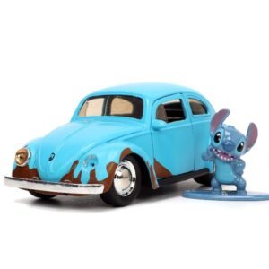 Jada 1/32 "Hollywood Rides" Disney 1959 VW Beetle with Stitch