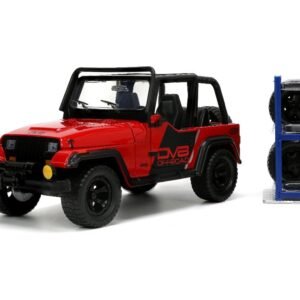 Jada 1/24 "Just Trucks" with Rack - 1992 Jeep Wrangler