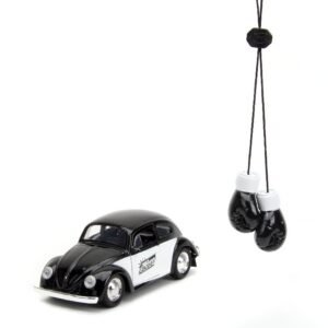 Jada 1/32 "PUNCH BUGGY" 1959 VW Beetle W/Boxing Gloves - Black
