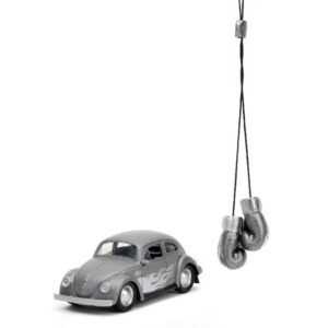 Jada 1/32 "PUNCH BUGGY" 1959 VW Beetle W/Boxing Gloves - Gray