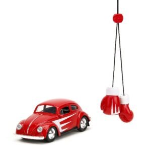 Jada 1/32 "PUNCH BUGGY" 1959 VW Beetle W/Boxing Gloves - Red