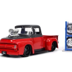 Jada 1/24 "Just Trucks" 1956 Ford F-100 Pickup with Rack