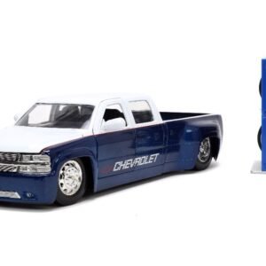 Jada 1/24 "Just Trucks" 1999 Chevy Silverado Dooley with Rack