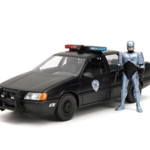 Jada 1/24 "Hollywood Rides" 1986 OCP Ford Taurus With RoboCop