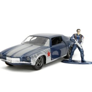 Jada 1/32 "Hollywood Rides" Marvel 1973 Chevy Camaro W/Soldier