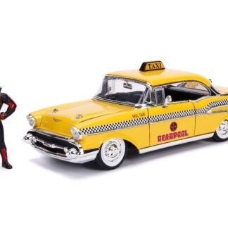 Jada 1/24 "Hollywood Rides" Marvel - 1957 Bel Air w/Deadpool