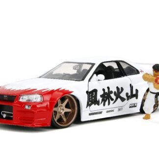 Jada 1/24 "Hollywood Rides" Street Fighter 2002 Skyline w/ Ryu