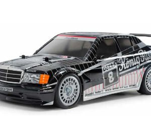 Tamiya 47525 1/10 Mercedes-Benz 190 E 2.5-16 Evo II 1991 Black/Silver Pre-painted 4WD TT-02