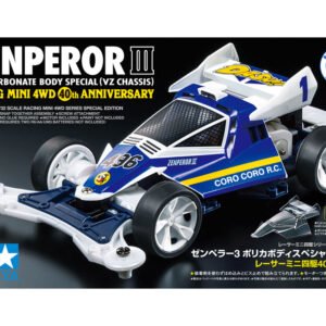 Tamiya 95703 1/32 Mini 4WD Zenperor 3 Polycarbonate Body Special (VZ Chassis)  40TH ANNIVERSARY