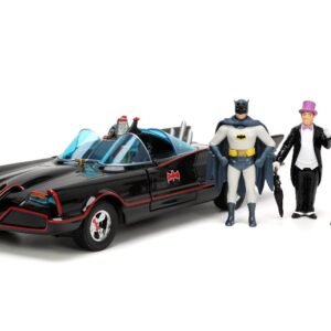 Jada 1/24 "Hollywood Rides" 1966 Classic TV Series Batmobile with Batman, Robin, Penguin & Joker